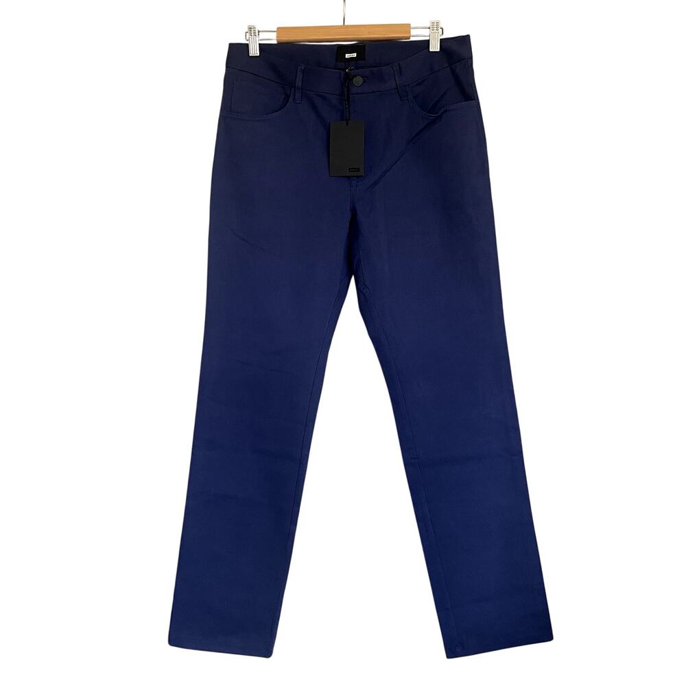 NWT Men's Away The Staple Travel Pant Cotton Tencel Blue Straight Leg Size 33